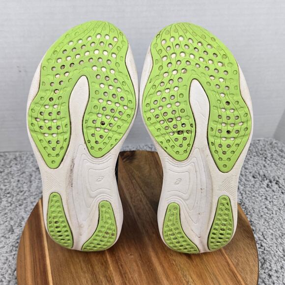 Asics Womens 9 Gel-Nimbus 25 Ink Teal Lime Green Athletic Gym Road Running Shoe - Picture 8 of 12